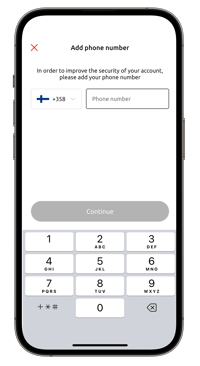 1. Edenred app biometrics - Phone number
