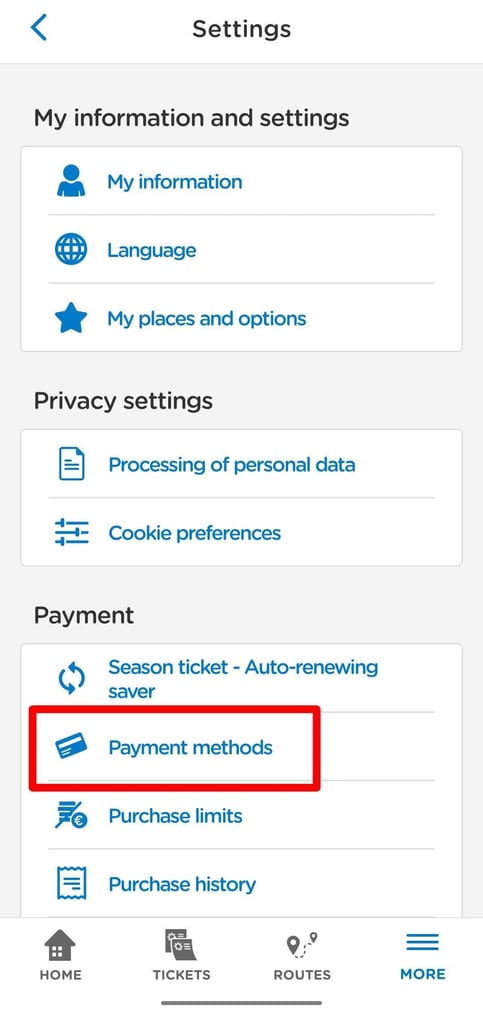 How do I add my card to the HSL app and what tickets can I buy?